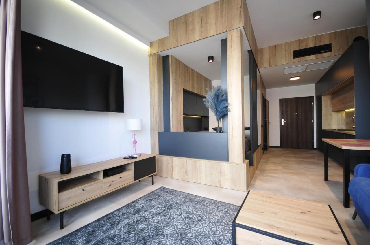 Apartament Flaming Hanza Tower Szczecin Bagian luar foto