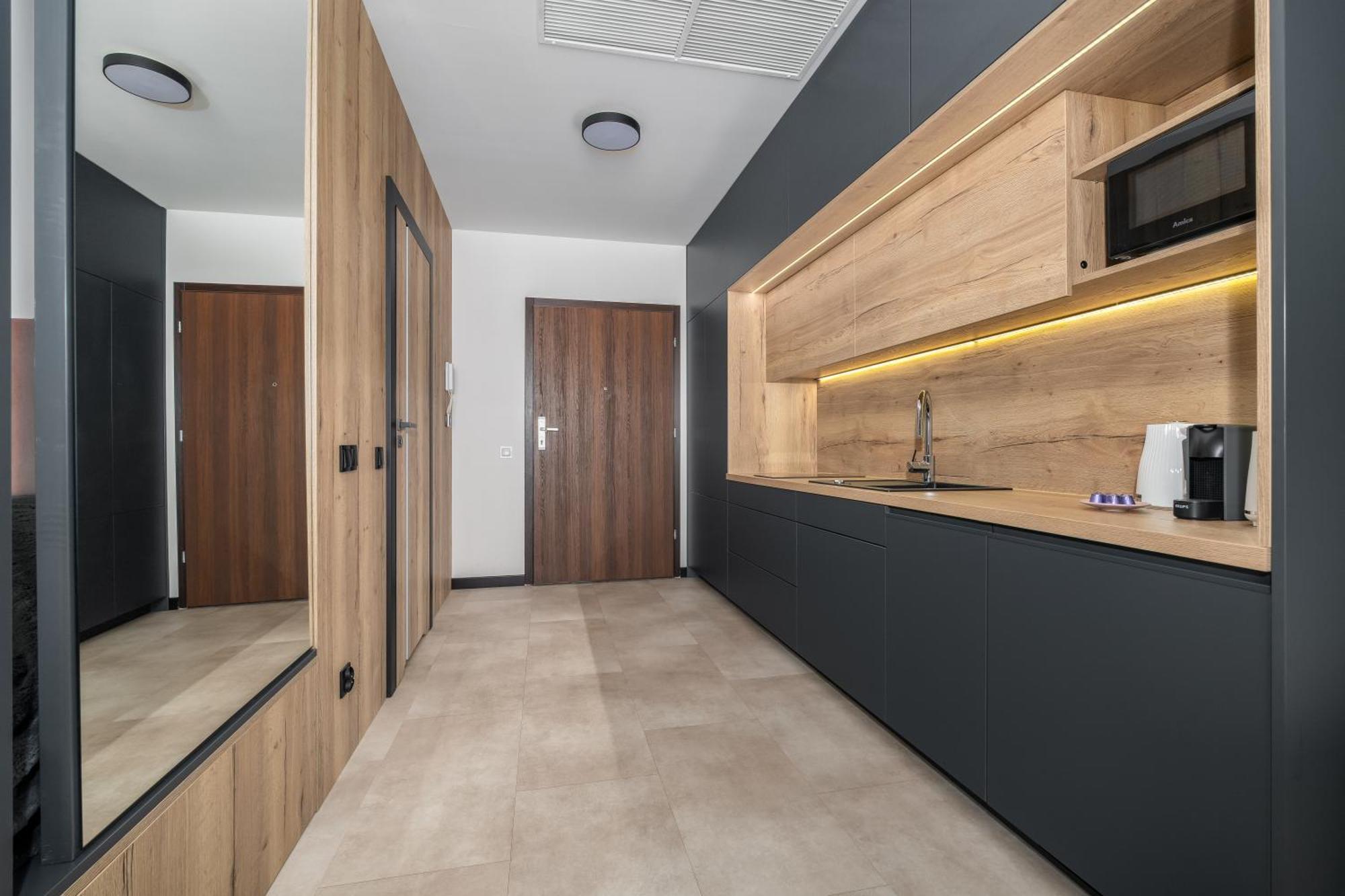 Apartament Flaming Hanza Tower Szczecin Bagian luar foto