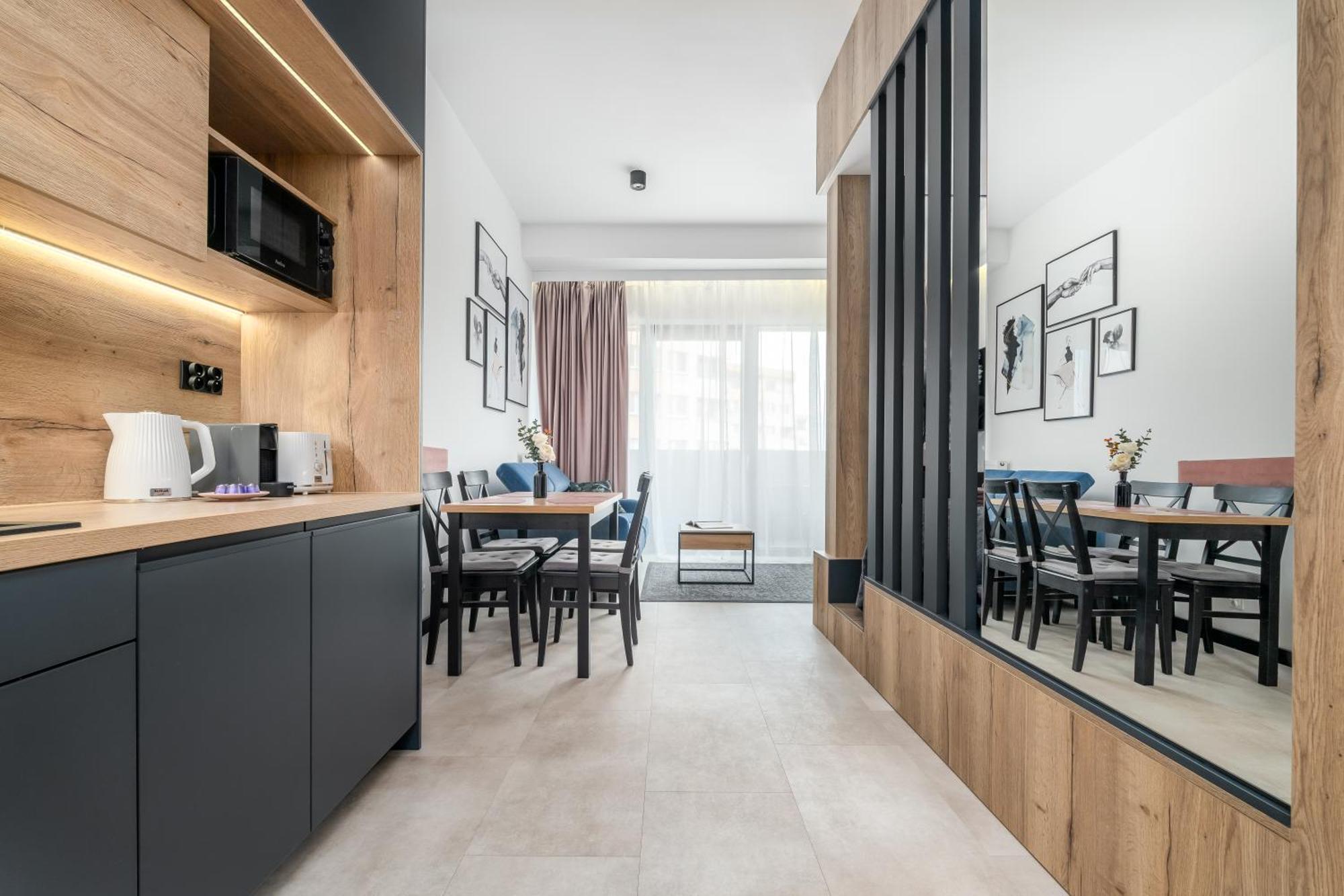 Apartament Flaming Hanza Tower Szczecin Bagian luar foto