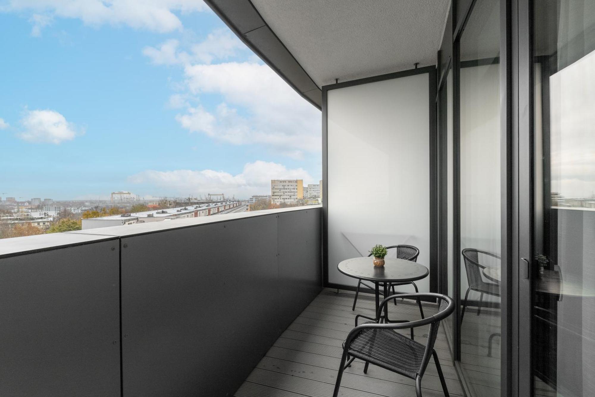 Apartament Flaming Hanza Tower Szczecin Bagian luar foto