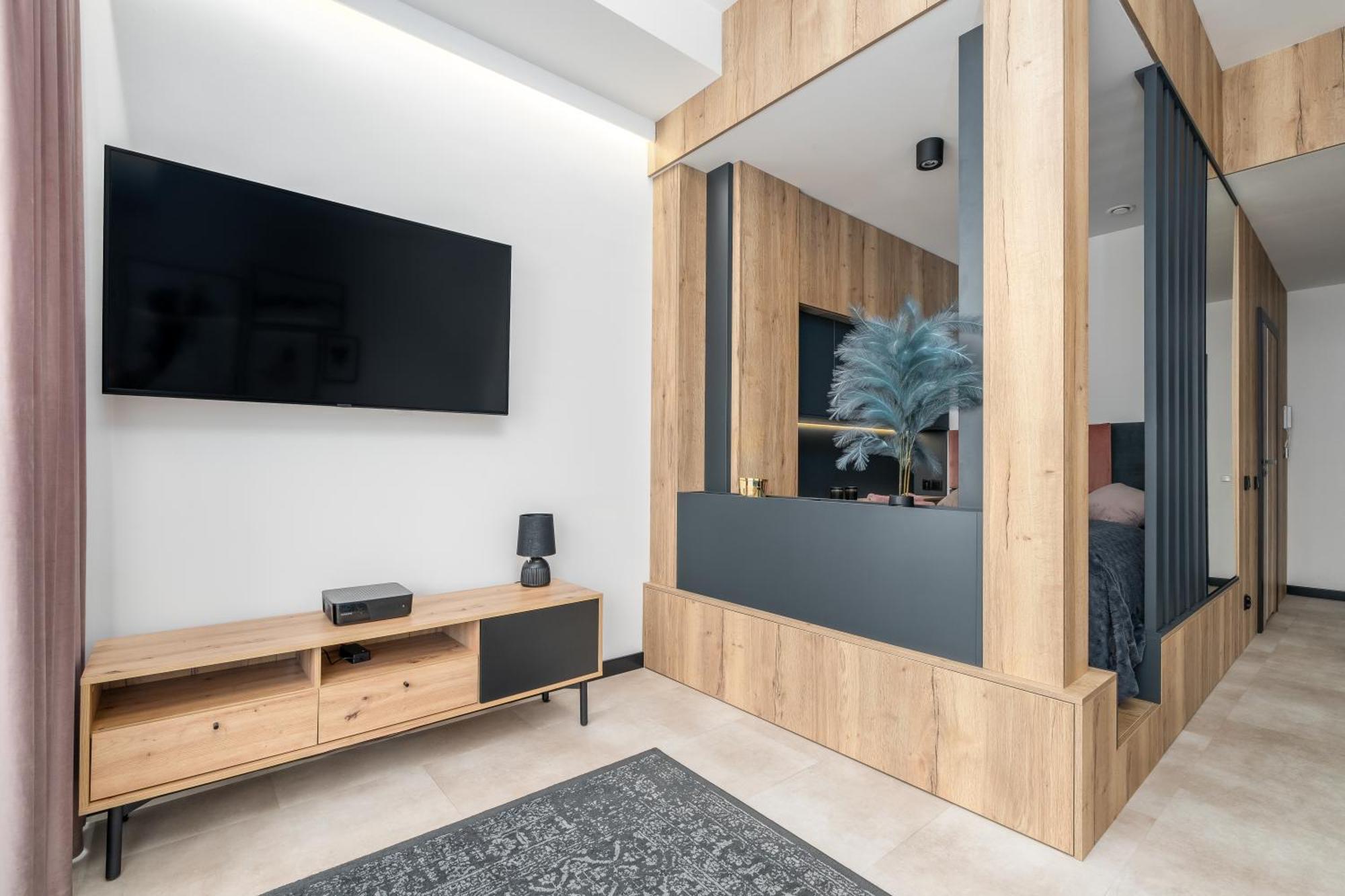 Apartament Flaming Hanza Tower Szczecin Bagian luar foto