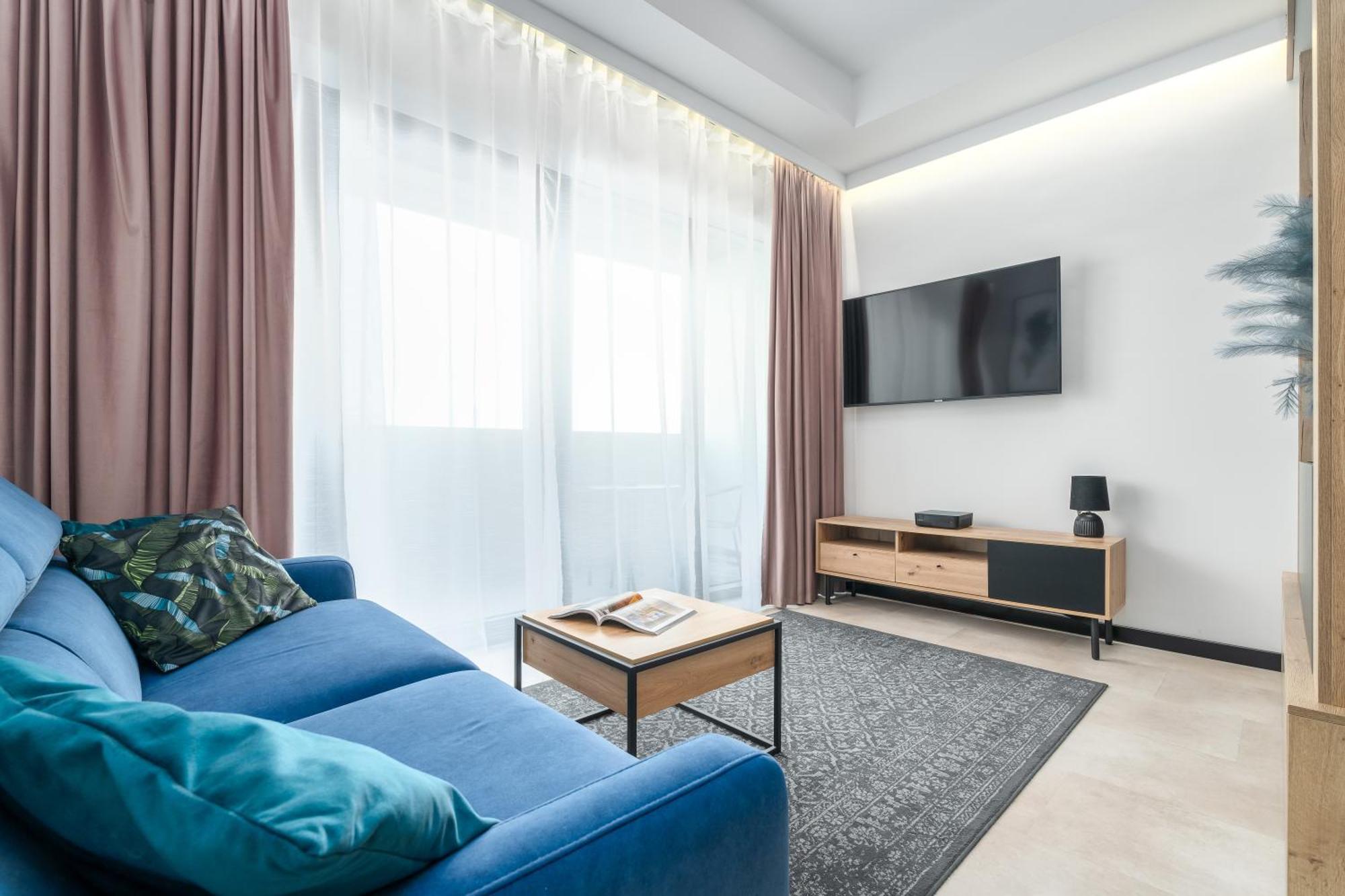 Apartament Flaming Hanza Tower Szczecin Bagian luar foto